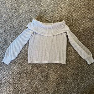 NWOT Charlotte Russe Off the Shoulder Sweater